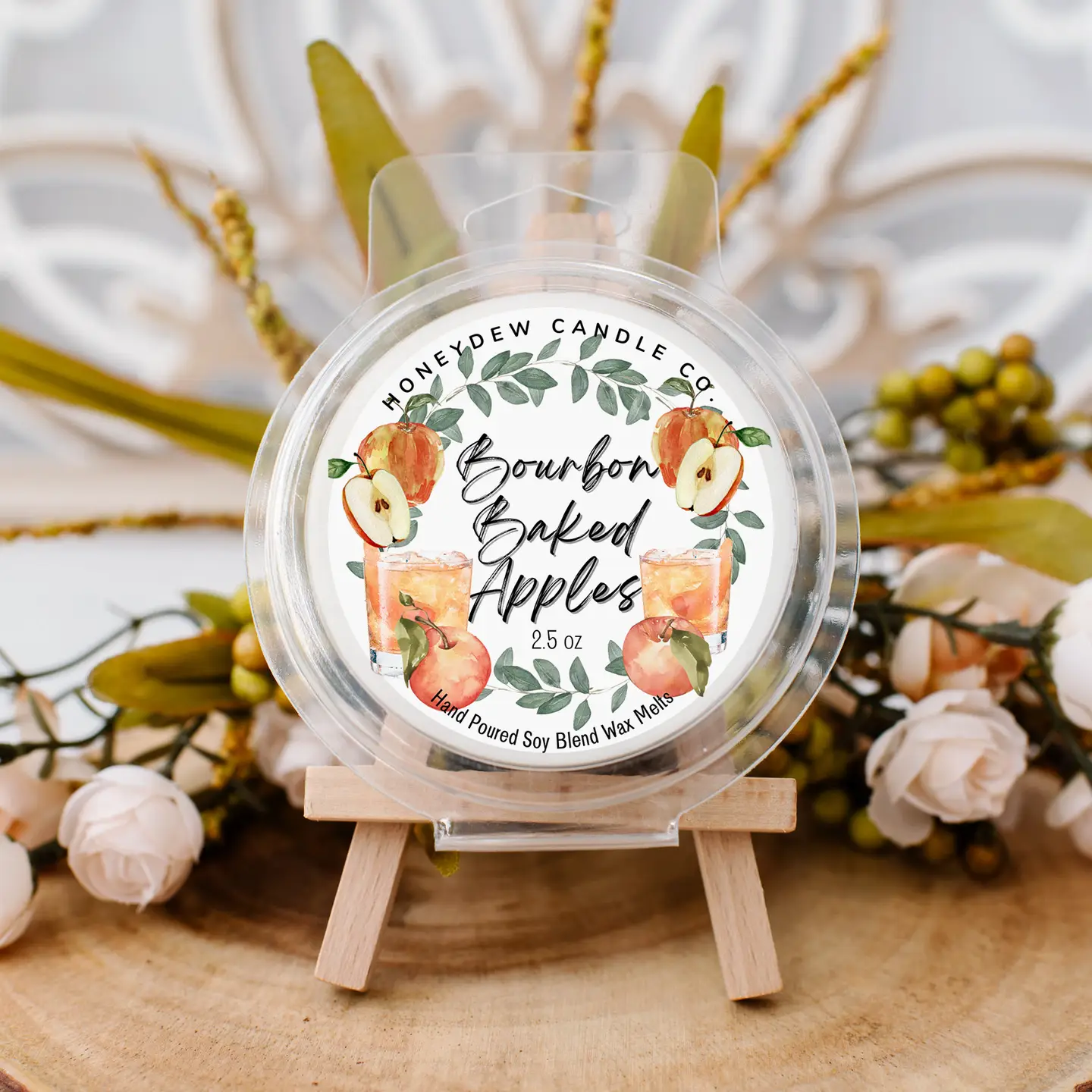 Bourbon Baked Apples-Hand Poured Soy Blend Wax Melts