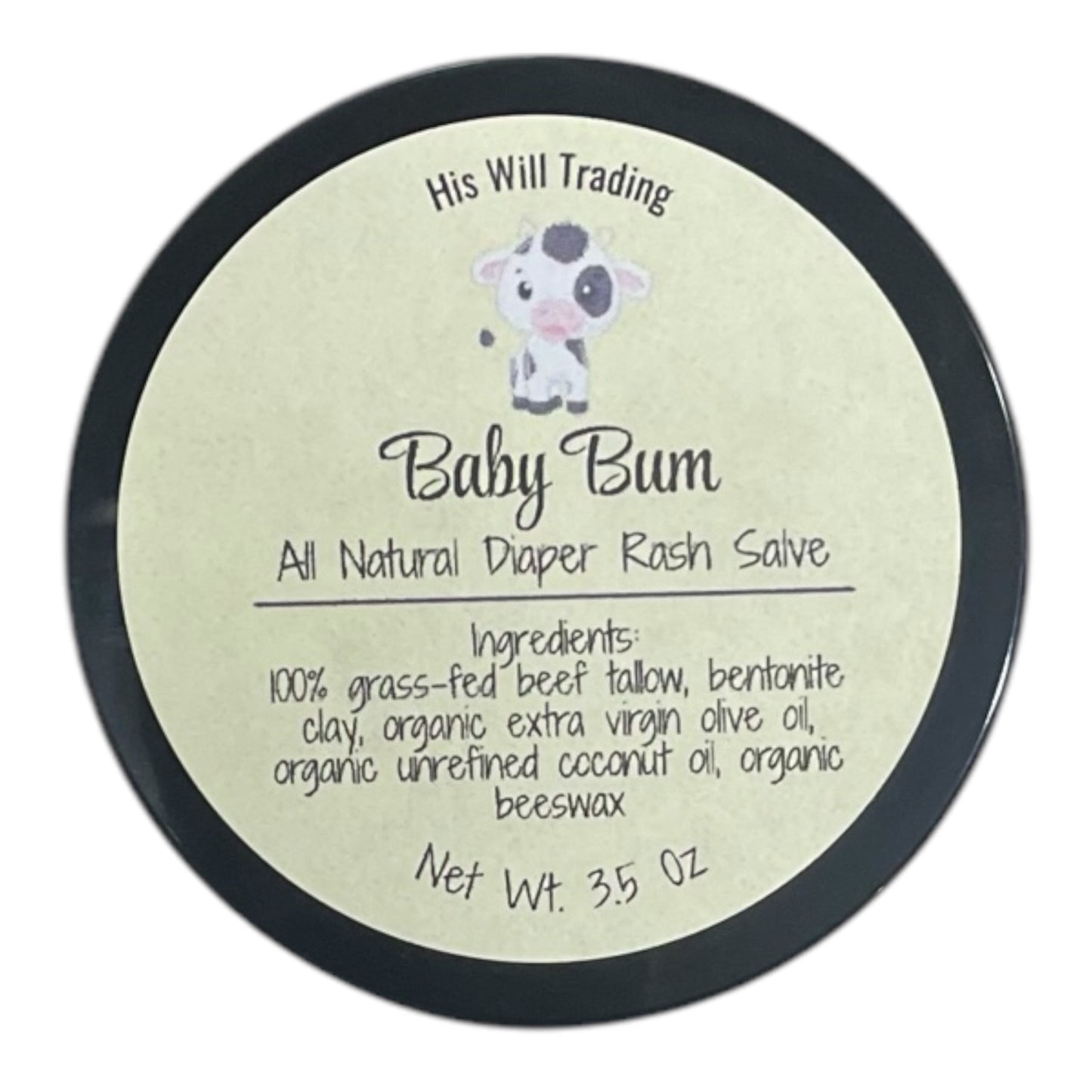 Baby Bum-a natural diaper rash salve, diaper rash cream 3.5 oz