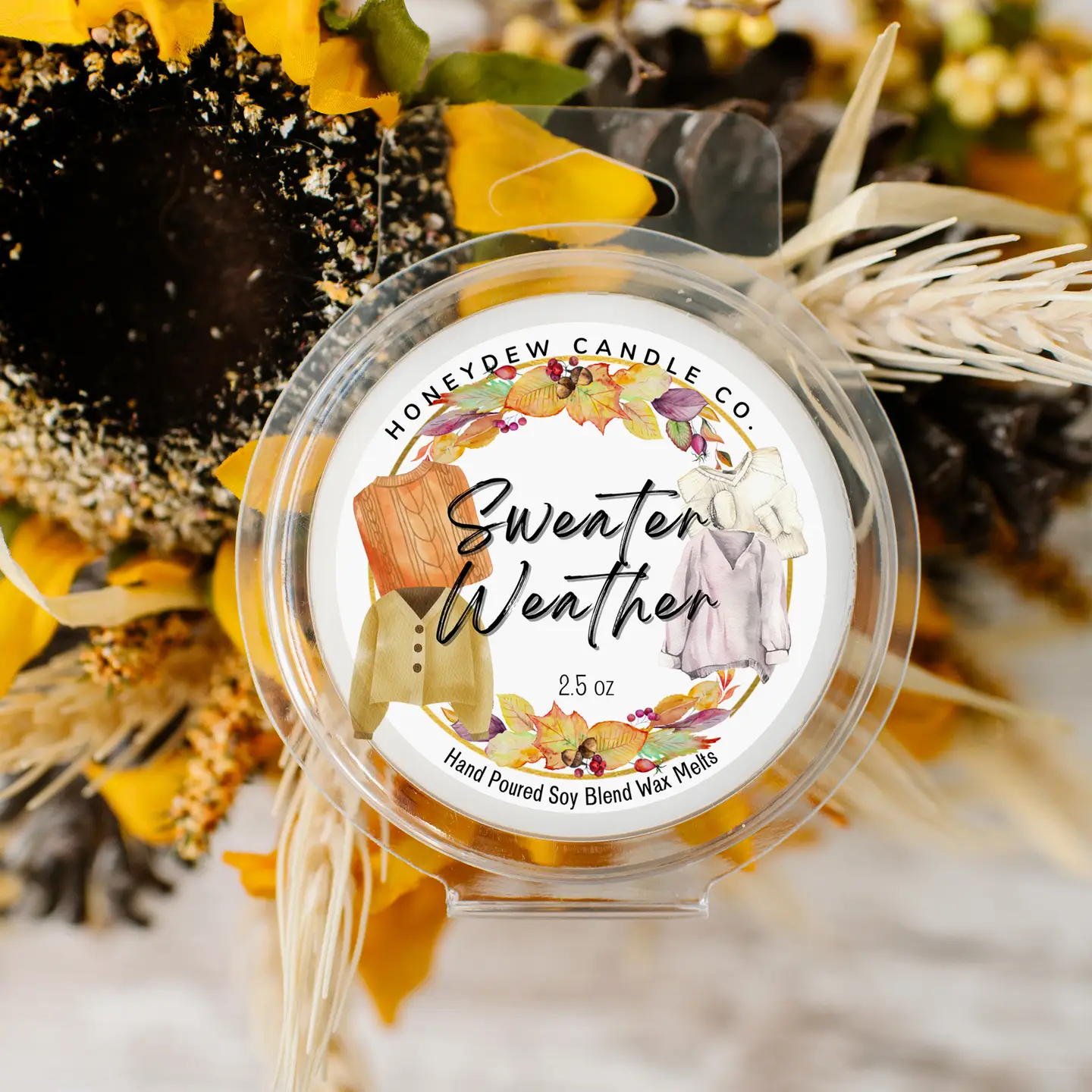 Sweater Weather-Hand Poured Soy Blend Wax Melt